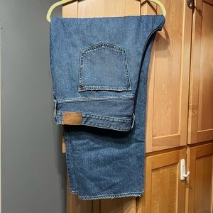 Madewell Baggy Straight Jeans NWT